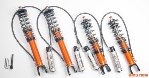 BMW M3 Coilover Suspension Kit - Front + Rear - Moton - 2-Way Clubsport, Adjustable Rebound and Compression, Remote Reservoirs, Monotube, Inverted Strut, Camber-Adjustable Front Top Mounts, Solid Rear Top Mounts - `21-`27